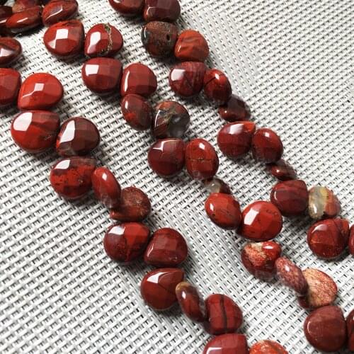 Natural stone Faceted Water drop shape loose beads Rainbow Stone Crystal string bead For jewelry making DIY bracelet necklace