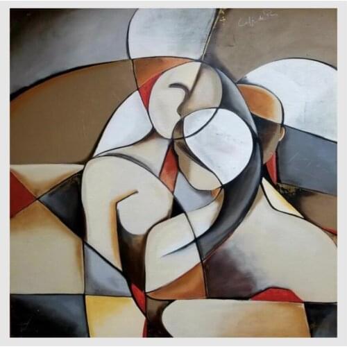 Famous Picasso Abstract Dream Woman Canvas Oil Painting Wall Art Living Room Home Decor Picture