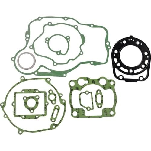 Motorcycle Full Engine Rebuilding Kits For Kawasaki KDX250 91-94 Motor Bike Cylinder Crankcase Cover Top End Complete Gasket Set