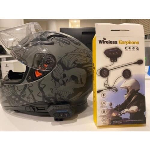 Motorcycle Bluetooth V4.2 Intercom Interphone Listening And Speaking Featured Waterproof