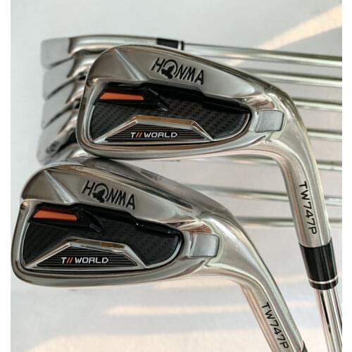 New mens Golf clubs HONMA TW747P Golf irons 4-11.SW Irons clubs Graphite shaft R/S/SR flex and Golf headcover Free shipping