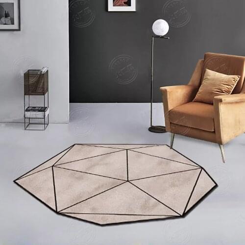 NEW Irregular Geometric Carpet For Living Room Study Yoga Teppich Mat Bathroom Carpets Creative Bedroom Bedside Blanket Rug