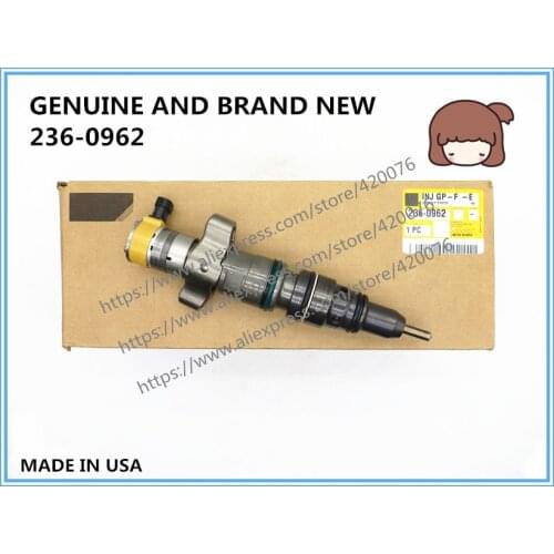 GENUINE AND BRAND NEW DIESEL FUEL INJECTOR 236-0962, 235-2888, 10R7224, 2360962 FOR C7, C9 ENGINE