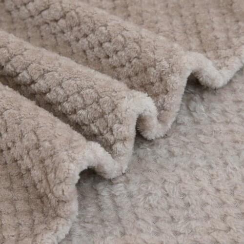 Fluffy Plaid Blanket For Bed Coral Fleece Blanket On The Sofa Solid Color Decorative Sofa Blankets Winter Bedspread For Bed Gift