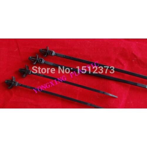 100pcs/bag 4.8*190 push tie zip self-locking