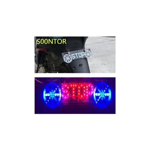 STOP LED Rear Lights Motorcycle Lighting MotoTail Brake Light Indicator Lamp for YAMAHA YZF R15 XT660 X R Z TMAX 500 530 TMAX500