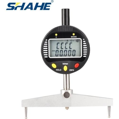 SHAHE High accuracy digital radius gauge digital multi-indicators radius indicator with 5 changeable measuring jaw