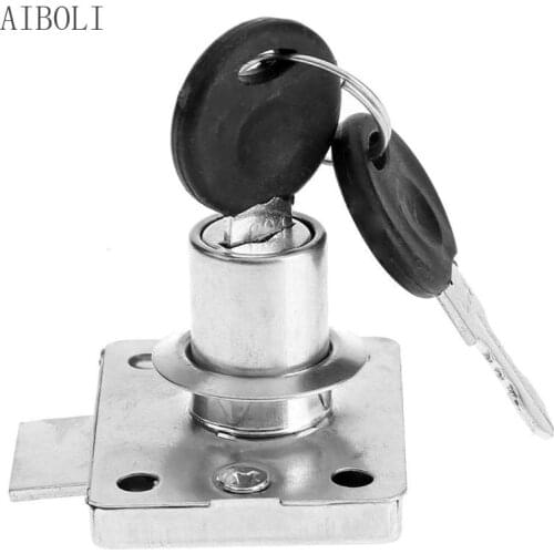 Desk Drawer Lock Wardrobe Locks Cabinet Locks Furniture Cam Locks Cold Rolled Steel Zinc Alloy Cabinet Locker with 2 Key