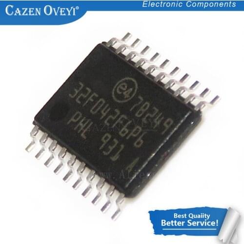 1pcs/lot STM32F042F6P6 IC MCU 32BIT 16KB FLASH 20TSSOP 32F042 STM32F042 best quality. TSSOP-20 In Stock