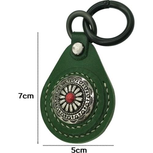 125Khz RFID T5577 Writable Access Control 13.56Mhz UID Changeable Leather Metal Tags Token Keyfob Keychain ID IC