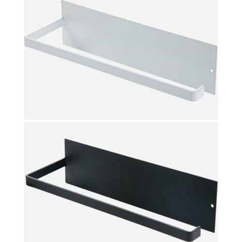 3pcs/lot Kitchen Roll Holder, Bogeer Self Adhesive Kitchen Paper Towel Holder, Aluminum Kitchen Paper Rack