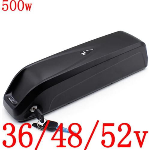 36V 48V 52V 500W battery pack 36v 48v 52v 10ah 13ah 15ah 17ah lithium electric bicycle battery use samsung /panasonic/LG cell