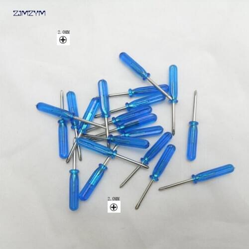 50PC/set wholesale 2.0MM screwdriver Phillips screwdriver repair disassemble tool for repairing mobile phone