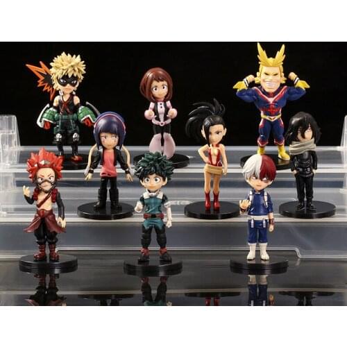 9pcs My Hero Academia Anime Figure All Might Azawa Shouta Dabi Shigaraki Tomura Boku no Hero Figure Toys