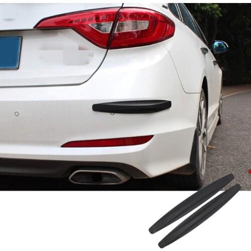 Car-styling Car Bumper Anti-collision Strip accessories Stickers for Fiat Panda Bravo Punto Linea Croma 500 595