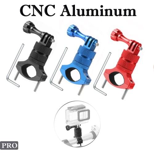 Bike Bicycle Phone Holder 360 Swivel Cycling Motorcycle HandleBar Tripod Mount Clamp for MTB GoPro DJI Action Camera Accessories