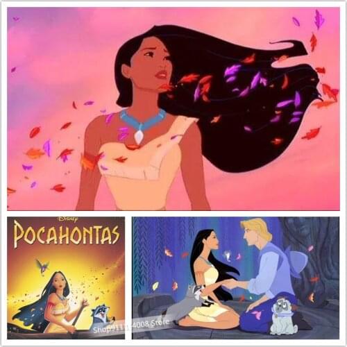 Disney Pocahontas Diamond Embroidery Full Square Diamond Painting Pictures Rhinestone Cross Stitch Diamond Mosaic Home Decor