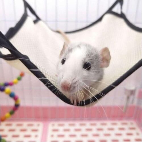 Breathable Summer Hamster Squirrel Hanging Hammock Swing Pet Cage Sleeping Bed