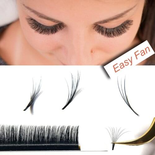 LASHPLUS New arrived 0.05/0.07 B/C/CC/D 1 pcs volume easy to make fan effect false eyelash and blooming faux mink lashes