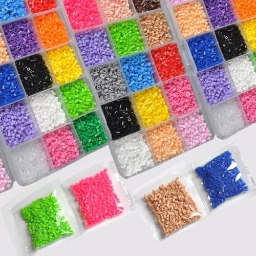 Yantjouet 2.6mm Mini Beads 500PCS Kit For Kid Hama Beads 3D Diy Puzzles High Quality Handmade Gift Children Toy