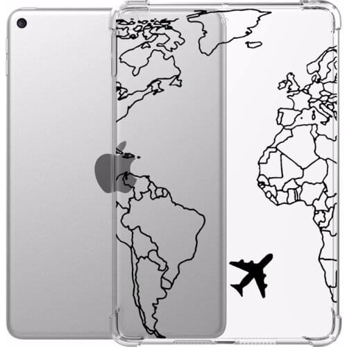 World Travel for Air 4 ipad Case Cute 7th Generation Pro 11 Case 2020 Tablet Anti-fall Cover 9.7 Mini 5 Funda 10. Air 3 Pro 12.9