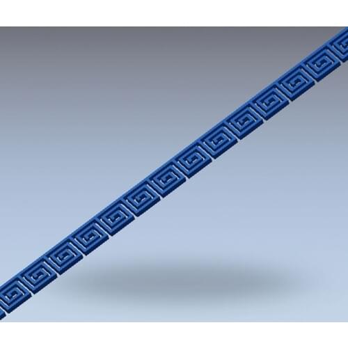 3D stl model for CNC machine Meandr_2