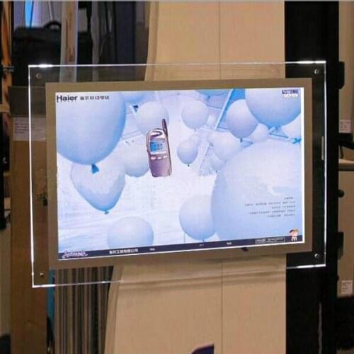 Wall mounted led acrylic poster frame 24"x36" advertising photo light box