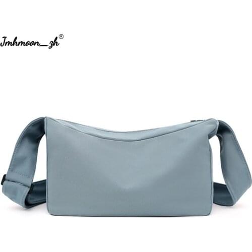 Womens Nylon Shoulder Bag 2021 New Season Ins Style Cross-Body Purse Fashion Blue Handbag Female Satchel Bolsos Mujer