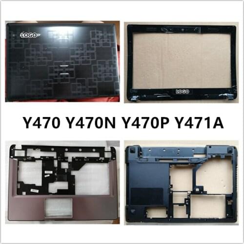New laptop For Lenovo IdeaPad Y470 Y470N Y470P Y471A LCD Back Cover Top Case/Front Bezel/Palmrest/Bottom Base Cover Case/hinge