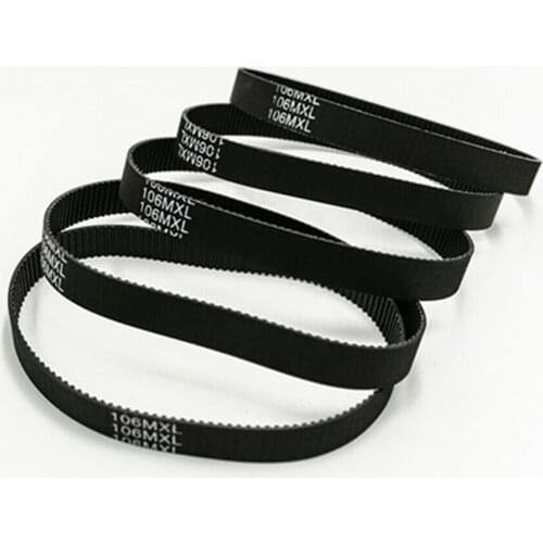 68-77MXL Closed Loop Timing Belt Rubber 6mm/10mm width C=172.72/176.78/178.81/182.8/184.91/186.94-197mm Synchronous Belts Part