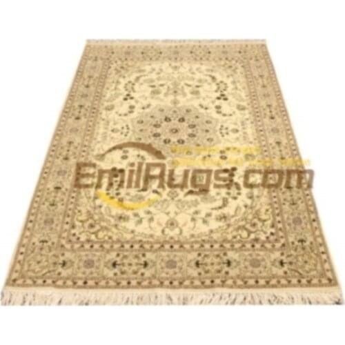 Luxury Red Living Room Turkish Square Carpet Persian 100 Silk Handmade Rug