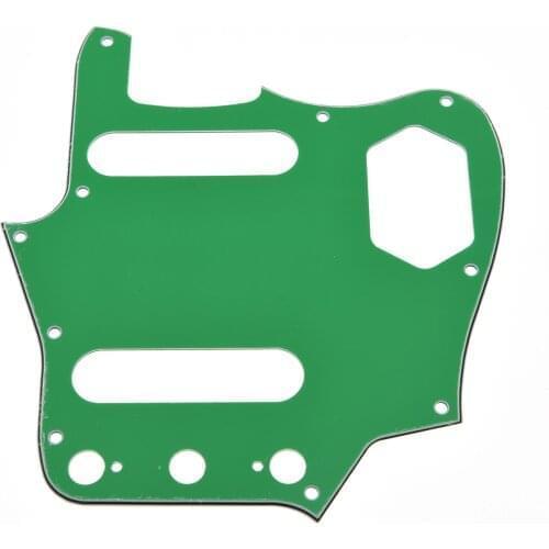 USA Spec Guitar Pickguard Scrach Plate Green 3 Ply(Yellow Purple Blue Orange Pink Red) Fits for Vintage Jaguar