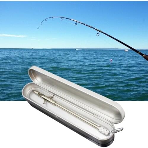 WXTF Fishing Slingshot Case Catapult Electroplated Iron Arrow Heads Broadheads Accommodate Durable Silver Box Fishing Tools