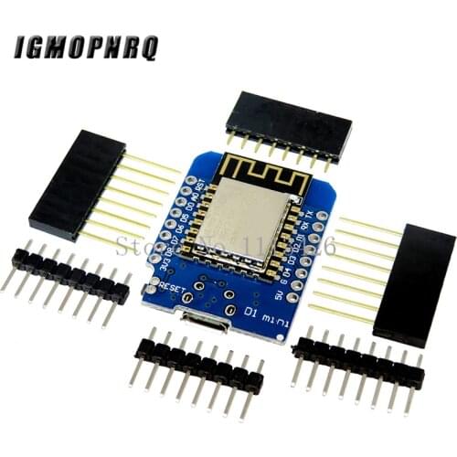 1PCS D1 mini - Mini NodeMcu 4M bytes Lua WIFI Internet of Things development board based ESP8266 by WeMos