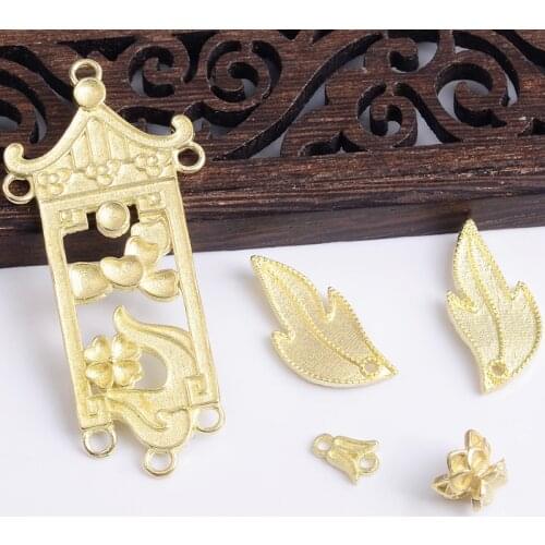 10 Pieces/Lot Metal Copper Connectors Charms Accessories DIY Jewelry Making Findings