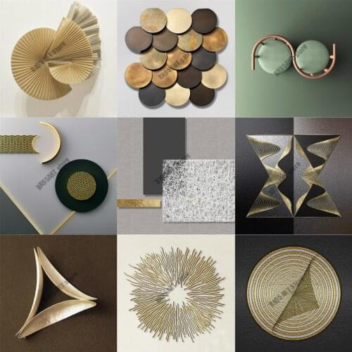 DIY 5D Diamond Painting Full Round Abstract Gold Luxury Minimalist Mosaic Diamond Embroidery Cross Stitch Kits Home Decor Gift