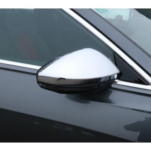 Car accessories For Audi A6 C8 2019 Rear View Rearview Mirror Cover Trim Car Rearview Mirror Protector Strip Sticker