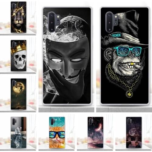 For Galaxy Note 10 Case Samsung Galaxy Note 10 Plus Case Silicone TPU Soft Back Cover Phone Case For Samsung Note 10 Note10 Plus