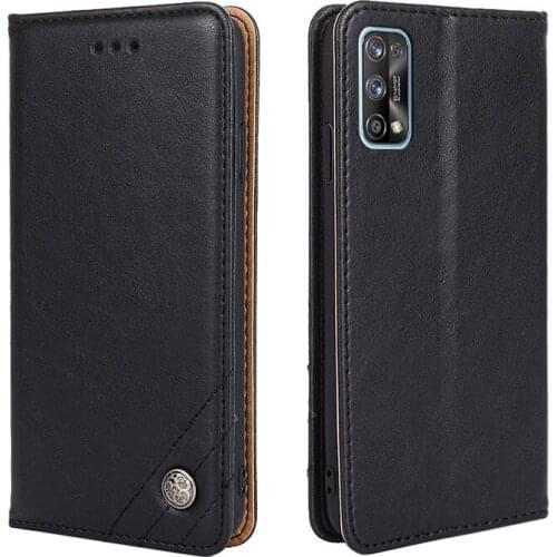 No Magnetic Flip Case for OPPO Realme 7 Pro 6.4inch Cover Leather Silicone Wallet Cover Realme 7 Pro Capa fundas RMX2170 Case