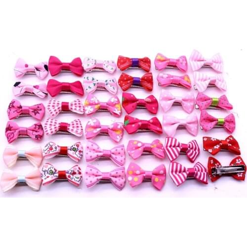 Valentines Day Dog Pet Hair Bows Boy Girl Dog Bowknots Pet Hair Clips Dog Pet Hair Accessories Grooming Product