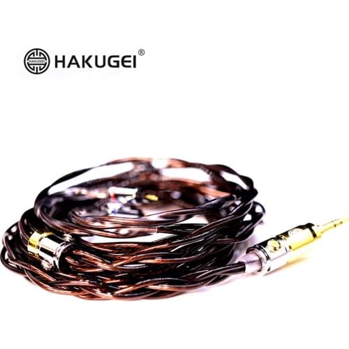 FENGEU HAKUGEI 7N Litz Single crystal copper HiFi Earphone Upgrade Cable MMCX 2Pin 0.78mm A2DC IE80/80S for KXXS S8 i99 T9iE