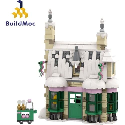 City Bricks Honeydukesss Magic World Wizard Candy House SP001 46627 Movie Model Building Bricks Bulk Educational Kids Toys