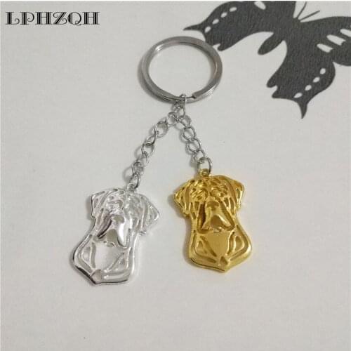 LPHZQH Fashion Trendy Dog Jewelry Car Key Chain Cane Corso Bag Charm Pendant For Women Men Girls Gift Keyring Popular Jewelry