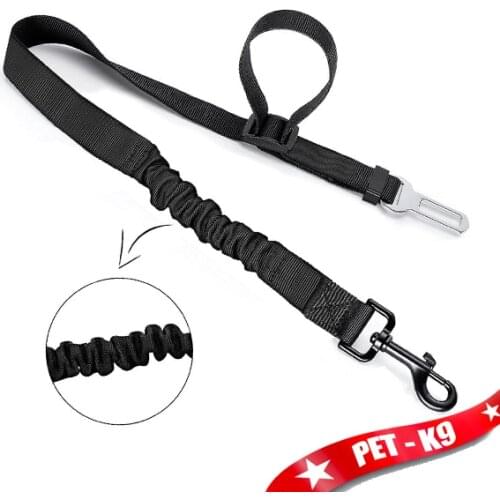 Upgraded Dog Seat Belt Dog Car Bungee Seat belts Adjustable Pet Seat Belt for Vehicle Nylon Pet Safety Seat Belts