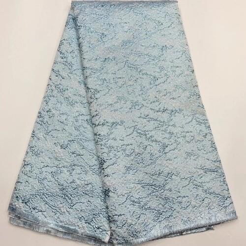 The Latest Nigeria Brocade Lace Fabric High Quality Jacquard African Lace Fabric Wedding French Tulle Lace Fabric D4222