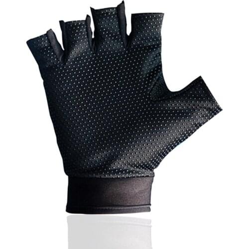 Cycling Anti-slip Anti-sweat Gloves Men Women Half Finger Gloves Breathable Anti-shock Sports Bike Bicycle Glove js