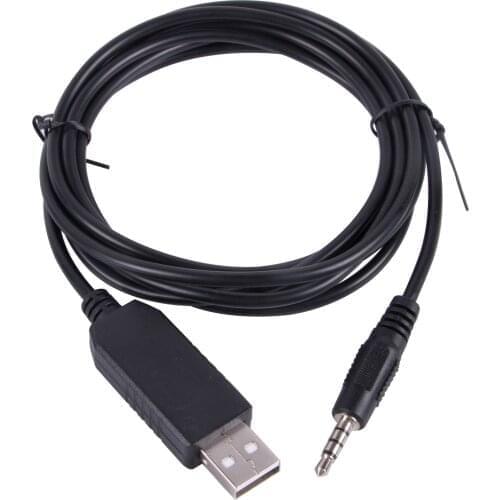 Prolific PL2303RA USB to RS232 Serial Adapter Converter Upgrade Data Cable With 4Poles Pinout Compatible USB-RS232-3.5MM-AJ