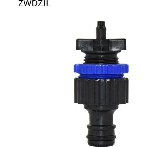 Garden irrigation 1/4" connector to 5/8" barbed 1/4" Hose adapter 4/7 garden hose quick connector 25pcs