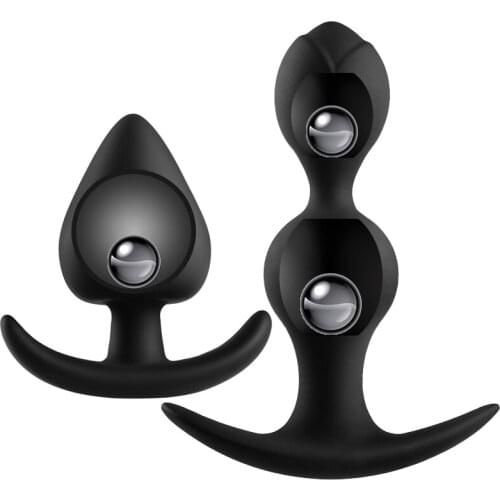 Sex Rotating Anal Beads Ball Butt Plug Anal Sex Toys Masturbator For Men Women Prostate Stimulator No Vibrator Anal Plug Sex Toy