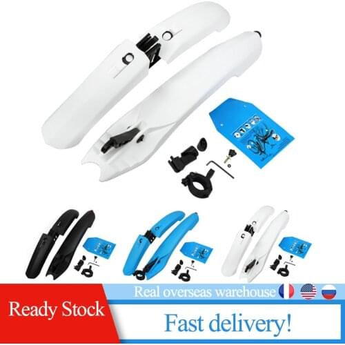 3 Colors Bike Fender Bicycle Taillight fender Cycling Mountain Bike Mud Guards Mtb Mudguard Wings For Bicycle Bike Accessories